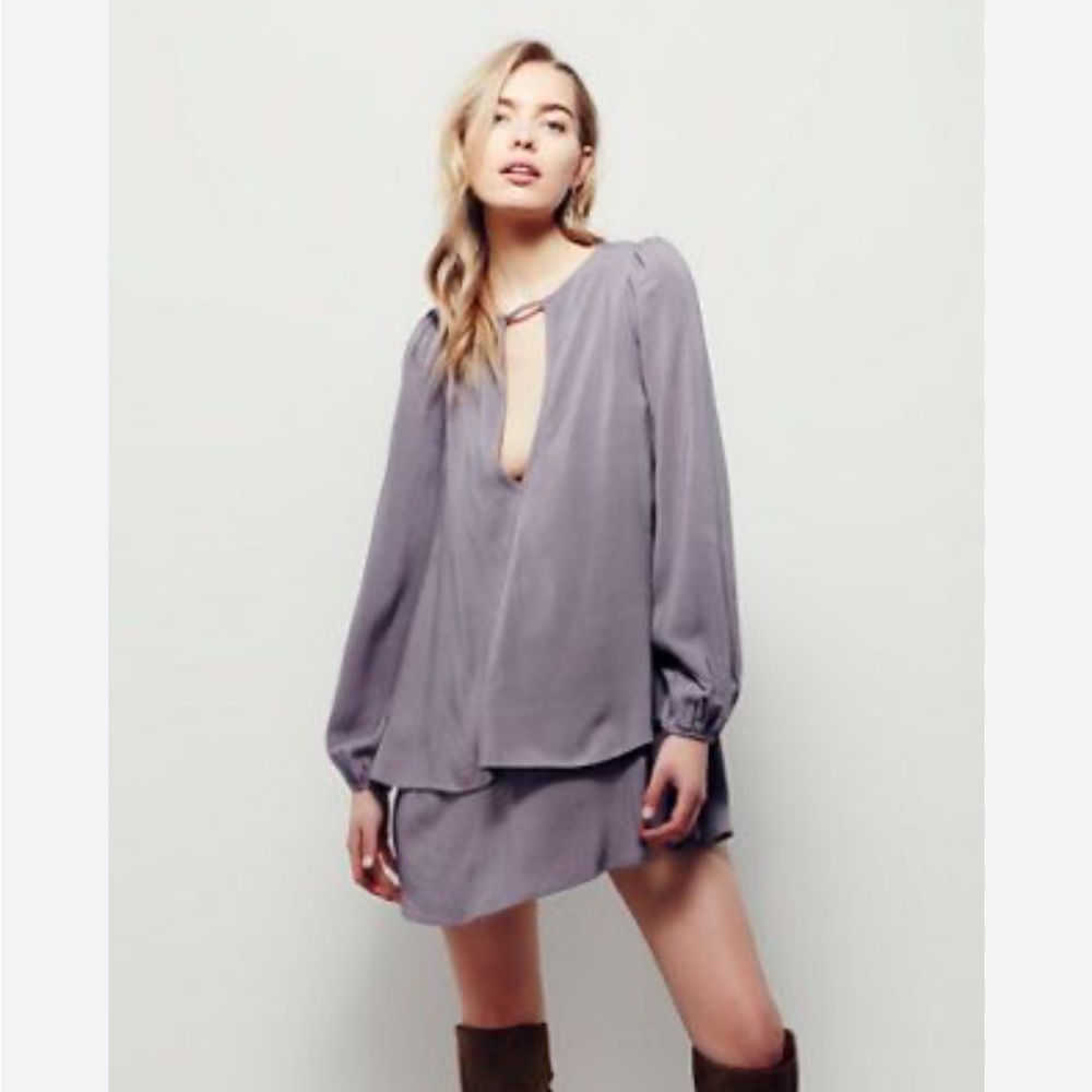 Free People Beck Drop Waist Dress